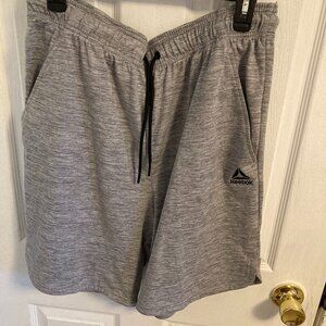 Men's Reebok Basketball Shorts Size Large Gray